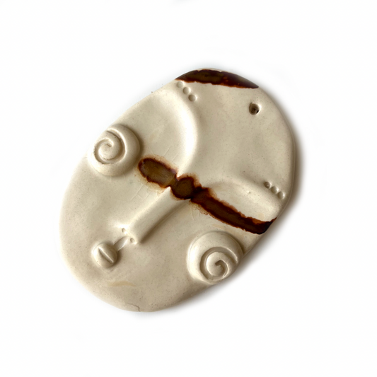 Magic Face vīraka turētājs no Ceramic | Roku darbs no mīlestības
