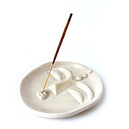 Magic Face vīraka turētājs no Ceramic | Roku darbs no mīlestības