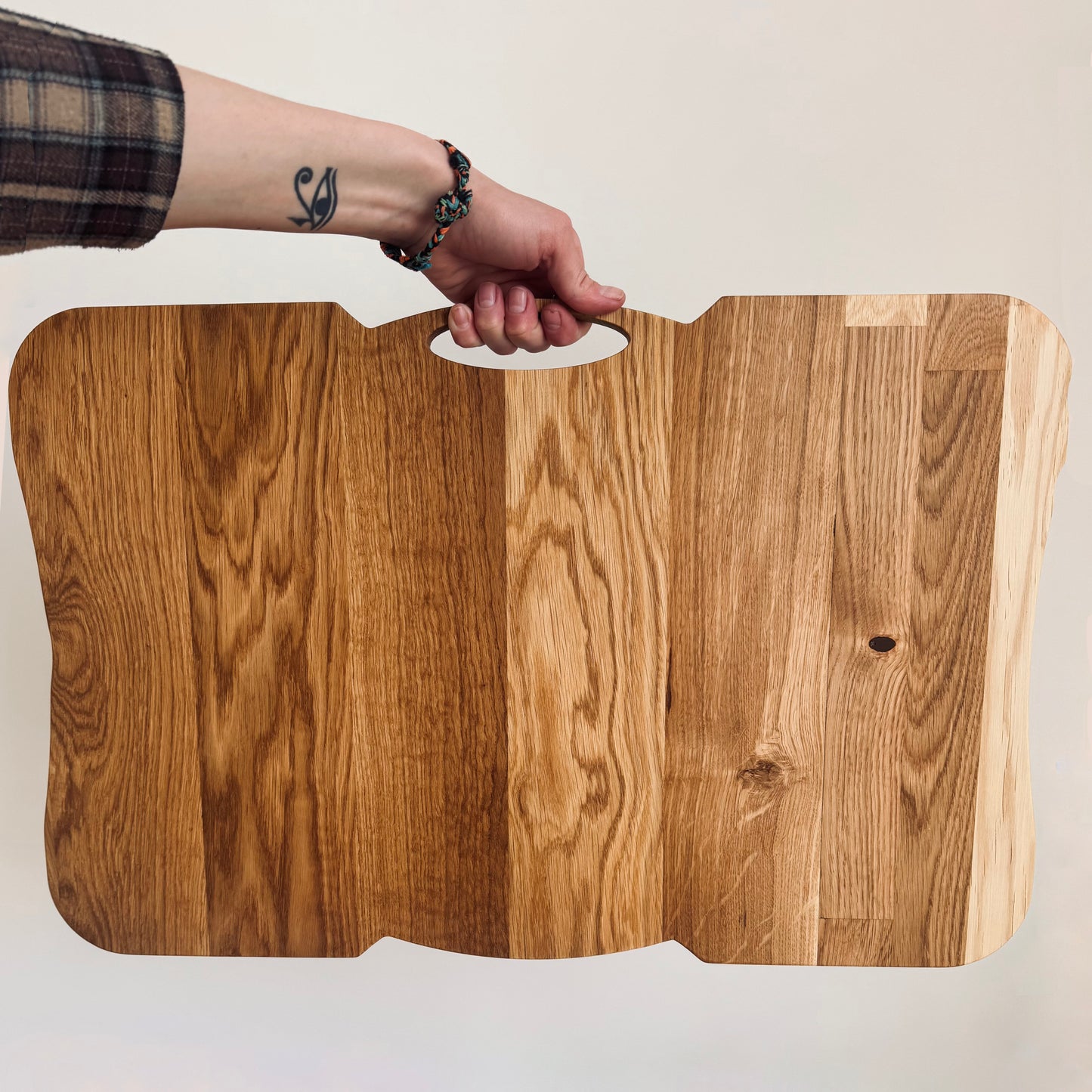 Premium Double-Sided Oak Acupressure Board | Reflexology & Stress Relief Tool