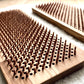 Handcrafted Premium Oak Sadhu Board for Nail Standing with Copper Nails 9/10/11mm + Personal engraving